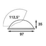 14-9001-Chrome-Pair-Nav-Lights-Measurement