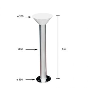 Fixed Table Leg (650mm)