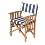 Solid-Teak-Directors-Chair-2-Un-Oiled-Navy-White-Cushion