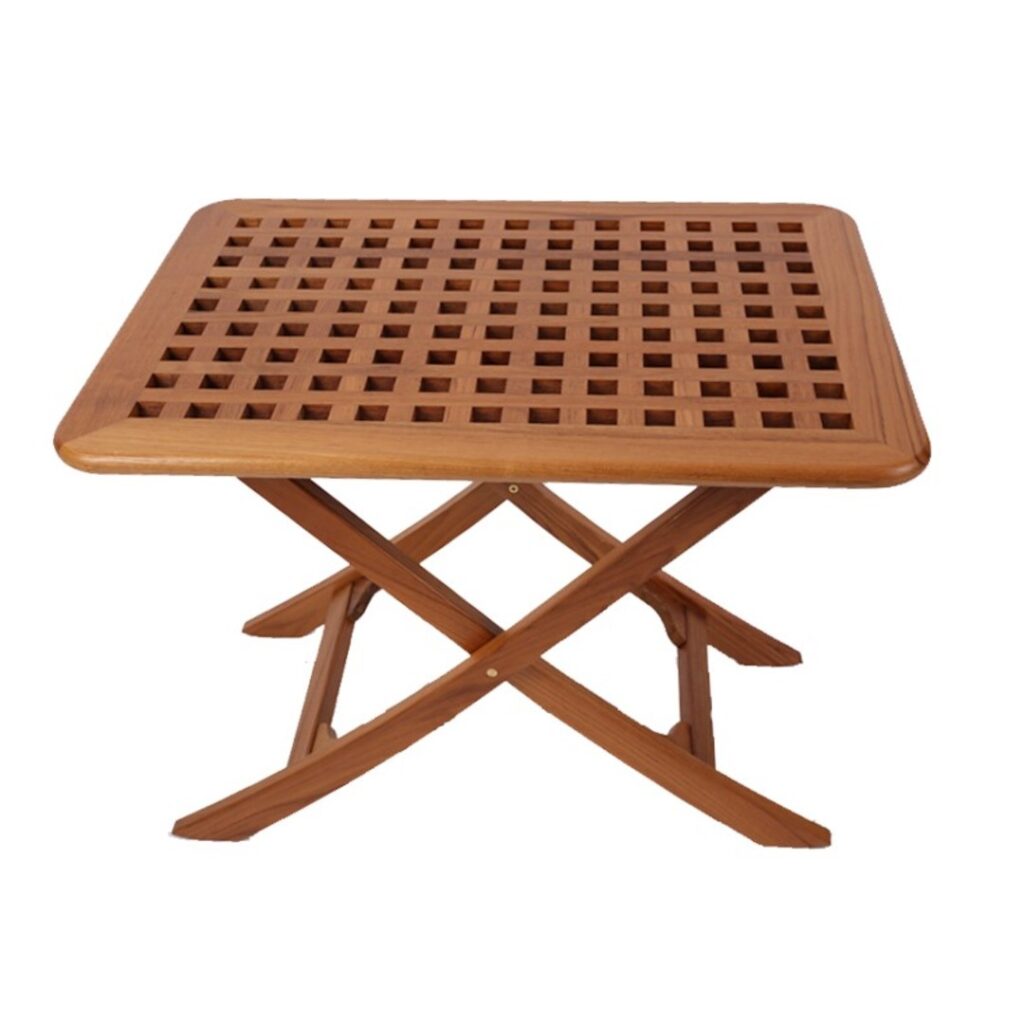 Solid Teak Folding Table - Monte Carlo (75 x 55cm)