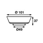 Surface-Mount-Comet-Light-Dimensions