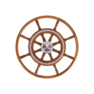 Stazo Solid Teak Steering Wheel - Type 7