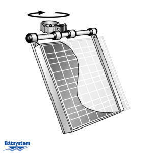 Solar Panel Fitting for Radar Poles