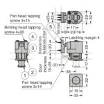 Glass Door Hinge Drawing